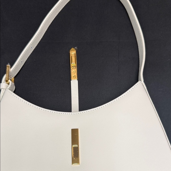 DeMellier Off-White Tokyo Small Shoulder Bag with Gold Hardware - Picture 8 of 12